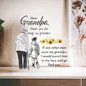 Gift for Grandpa – “Thank You for Being My Grandpa” Heart Acrylic Block