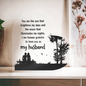Gift for Husband – “You Are the Sun and the Moon” Heart Acrylic Block