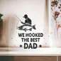 Gift for Dad (from Children) – “We Hooked the Best Dad” Heart Acrylic Block