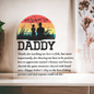 Gift for Dad (from Son) – “Thanks for Teaching Me How to Fish” Heart Acrylic Block