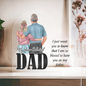 Gift for Dad (from Daughter) – “I Am So Blessed to Have You” Heart Acrylic Block