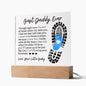 Gift for Dad – “Best Daddy Ever” Acrylic Plaque