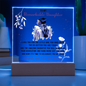Gift for Daughter – “Remarkable, Driven, and Forever Loved” Square Acrylic Plaque