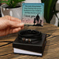 Gift for Husband – “The Best Part of Our Children's World” Love You Forever Men's Bracelet