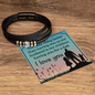 Gift for Husband – “The Best Part of Our Children's World” Love You Forever Men's Bracelet