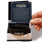 Gift for Husband – “The Rock of Our Family” Love You Forever Men's Bracelet