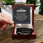 Gift for Husband – “The Anchor of Our Family” Love You Forever Men's Bracelet