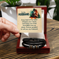 Gift for Husband – “Every Beat of My Heart Whispers Your Name”  Love You Forever Men's Bracelet