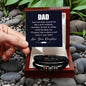 To Dad – “Your Love Feels Like Home” Love You Forever Bracelet From Daughter