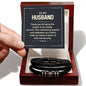 To My Husband – “Anchor of Our Family” Love You Forever Bracelet