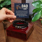 To Dad – “Live Life to the Fullest” Love You Forever Bracelet From Children