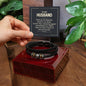 Gift for Husband – “The Anchor of Our Family” Love You Forever Men's Bracelet