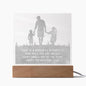 Gift for Dad – “Today Is a Dedicated Reminder of How Much You Are Valued” Engraved Acrylic Plaque