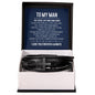 Gift for Him – “My Love, My One and Only” Men's Cross Bracelet