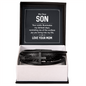 Gift for Son (from Mom)– “Your Smile Illuminates My Darkest Days” Men's Cross Bracelet