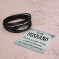 Gift for Husband – “Thank You for Being a Special Part of My Faith Journey” Men's Cross Bracelet