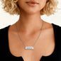 Gift for Daughter (from Mom) – “I Will Love, Protect & Support You Forever” Horizontal Bar Necklace