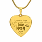Gift for Her – “I Speak for Those Who Have No Voice” Engraved Heart Necklace