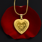 Gift for Mom – “Raises a Firefighter” Engraved Heart Necklace