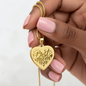 Gift for Mom – “Best Mom Ever” Engraved Heart Necklace