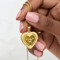 Gift for Mom – “Raises a Firefighter” Engraved Heart Necklace