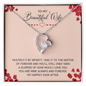Gift for Wife – “Multiply It by Infinity” Forever Love Necklace