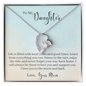 Gift for Daughter (from Mom) – “I Love You to the Moon and Back” Forever Love Necklace
