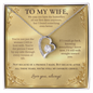 To My Wife – Still My Favorite Choice Forever Love Necklace