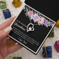 Gift for Grandmother "For all the times that I forgot to say thank you..." Forever Love Necklace