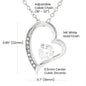 Gift for Daughter‑in‑Law (from Mom) – “You Are One of My Most Beautiful Chapters” Forever Love Necklace