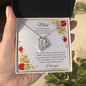 Gift for Mom "Thank you for your unconditional love..." Forever Love Necklace
