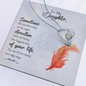 Gift for Daughter – “Take the Step” Forever Love Necklace