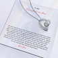 Gift for Daughter-in-Law "We Both Love the Same Man" Forever Love Necklace