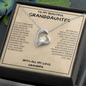 Gift for Granddaughter "Remember whose granddaughter you are..." Forever Love Necklace
