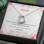 Gift for Mother's day "Because Of Your Belief In Me" Forever Love Necklace
