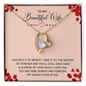 Gift for Wife – “Multiply It by Infinity” Forever Love Necklace
