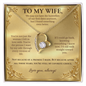 To My Wife – Still My Favorite Choice Forever Love Necklace