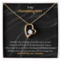 Gift for granddaughter "I know you will be one of the most..." Forever Love Necklace