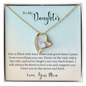 Gift for Daughter (from Mom) – “I Love You to the Moon and Back” Forever Love Necklace