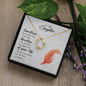 Gift for Daughter – “Take the Step” Forever Love Necklace