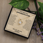 Gift for Granddaughter "Remember whose granddaughter you are..." Forever Love Necklace