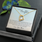 Gift for Daughter (from Mom) – “I Love You to the Moon and Back” Forever Love Necklace