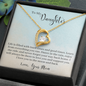 Gift for Daughter (from Mom) – “I Love You to the Moon and Back” Forever Love Necklace
