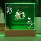 Gift for Daughter – “Remarkable, Driven, and Forever Loved” Square Acrylic Plaque