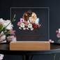 Gift for Daughter (from Mom) – “Never Apart, Always in Heart” Square Acrylic Plaque
