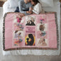 Gift for Daughter (from Mom) – “World's Best Daughter” Heirloom Woven Blanket