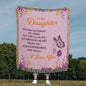 Gift for Daughter – “You'll Never Outgrow My Heart” Heirloom Woven Blanket