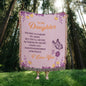 Gift for Daughter – “You'll Never Outgrow My Heart” Heirloom Woven Blanket
