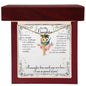 Graduation Gift for Daughter – “I'm So Proud of You” Personalized Graduation Cap Name Necklace