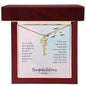 Graduation Gift for Daughter (from Mom)– “Spread Your Wings and Soar” Personalized Graduation Cap Name Necklace